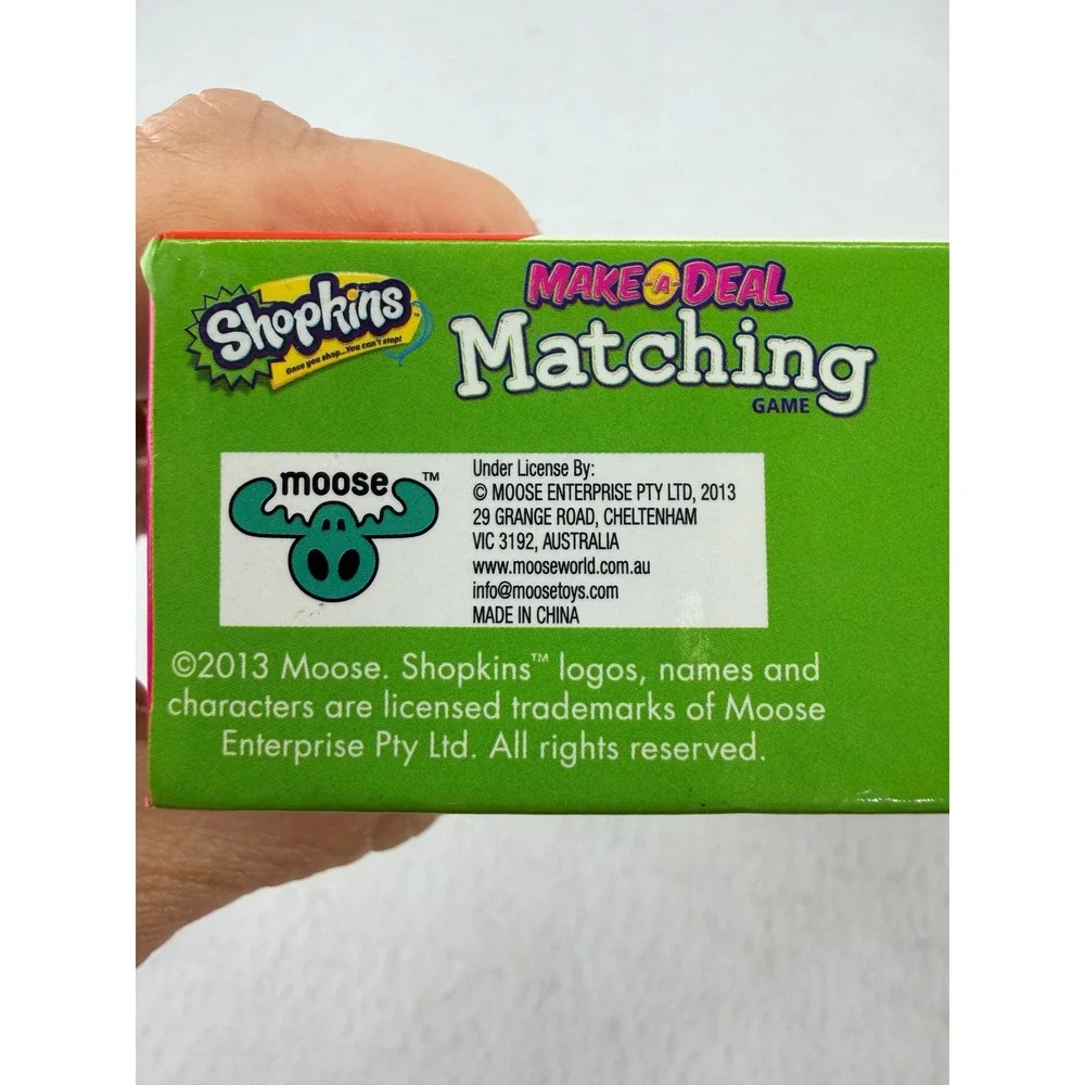 Shopkins Bundle Blanket Supermarket Scramble & Make A Deal Games Complete